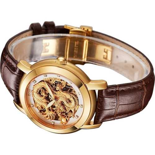 ANGELA BOS 9007 Automatic Mechanical Watches Dragon Col