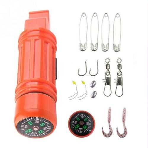 Multifunction Emergency Survival Kit Outdoor SOS Equipment Tool First Aid Fishing Box For Hunting