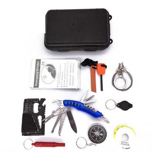 Hunting Outdoor Sports SOS Emergency Survival Equipment Kit Tactical Tool