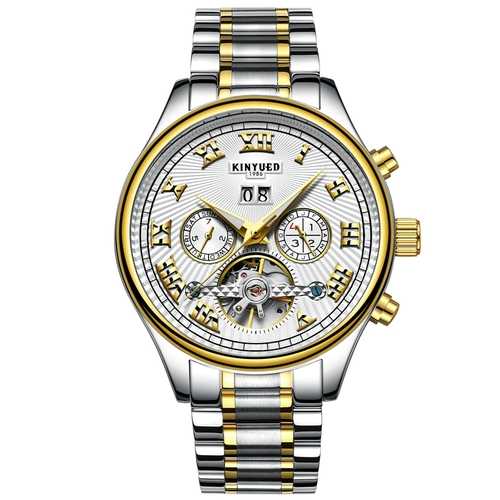 KINYUED JYD-J011 Rome Automatic Mechanical Men Wrist Watch