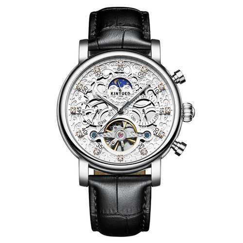KINYUED JYD-J026 3D Dial Case Automatic Mechanical Watch