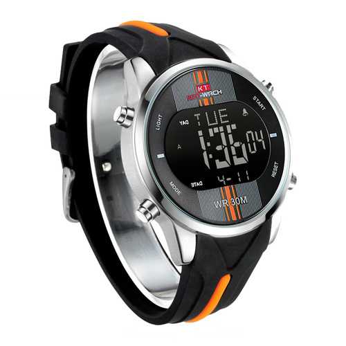 KAT-WACH KT716 Fashion Silicone Waterproof Digital Watch