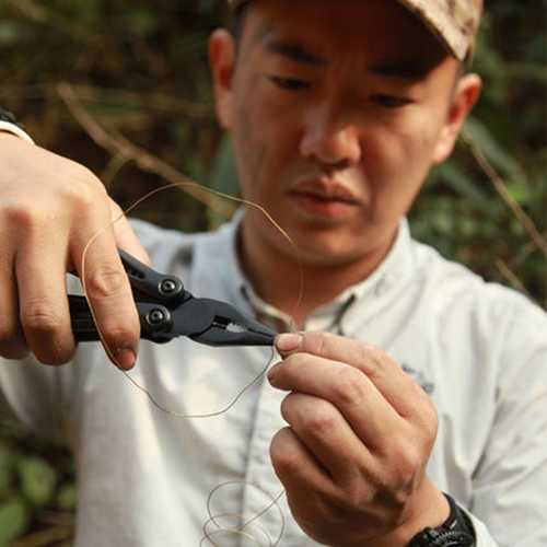 HX OUTDOORS TD-03 13 In 1 Stainless Steel Fishing Plier Multifunction Folding Plier Knife Screwdrive