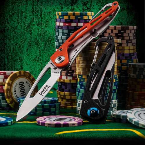 HX OUTDOORS ZD-009A EDC Portable Folding Knife Survival Saber Self Defense Knife Wallet Knife