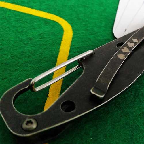 HX OUTDOORS ZD-009B Carbon Fiber EDC Portable Folding Knife Outdoor Wallet Knife Fishing Knife