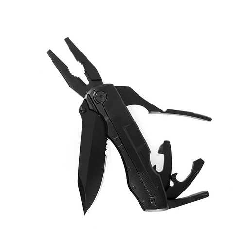 MT-6267 195mm 2CR13 Stainless Steel Multifunctional Folding Fishing Pliers Outdoor Screwdriver Tool