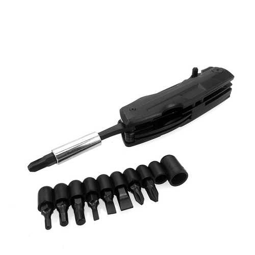 MT-6267 195mm 2CR13 Stainless Steel Multifunctional Folding Fishing Pliers Outdoor Screwdriver Tool