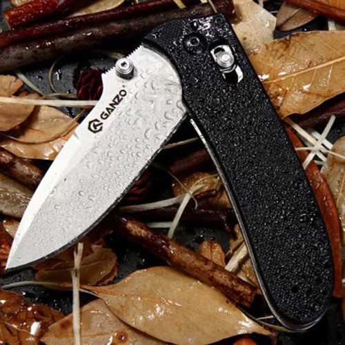 Ganzo 200mm 440C Stainless Steel Tactical Folding Knife Outdoor Portable Knife Multifunction Knife
