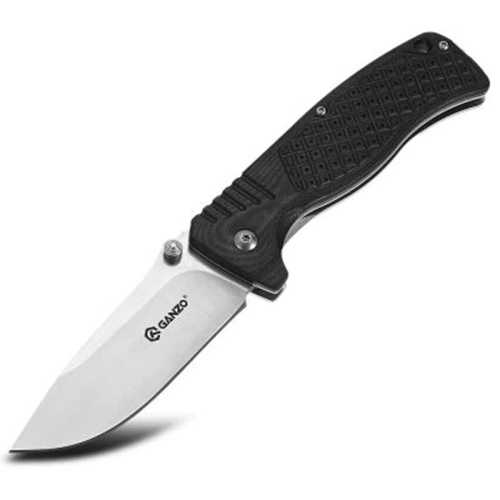 GANZO G722-BK 215mm Stainless Steel Mini Folding Knife Small Line Locking Outdoor Survial Knife