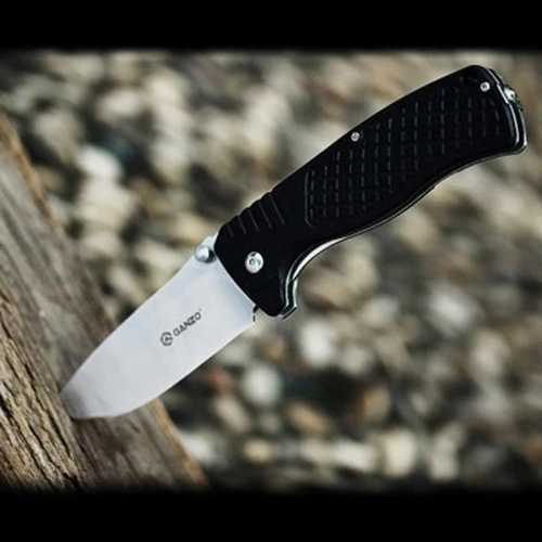 GANZO G722-BK 215mm Stainless Steel Mini Folding Knife Small Line Locking Outdoor Survial Knife