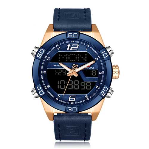 NAVIFORCE 9128  Chronograph Alarm Dual Display Digital Watch