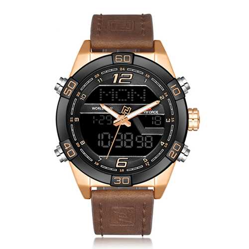 NAVIFORCE 9128  Chronograph Alarm Dual Display Digital Watch