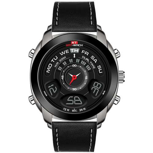 KAT-WACH KT713 Chronograph Sport Dual Display Digital Watch