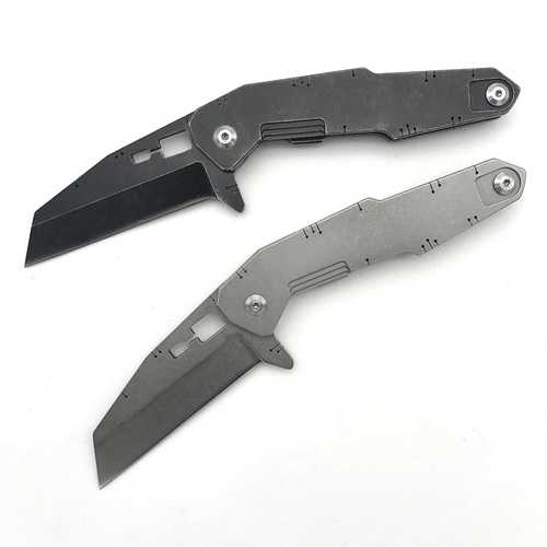 LAOTIE 190mm Stainless Steel Folding Knife Outdoor Portable Multifunction Camping Survival Knife