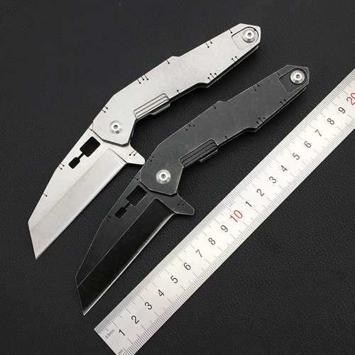 LAOTIE 190mm Stainless Steel Folding Knife Outdoor Portable Multifunction Camping Survival Knife