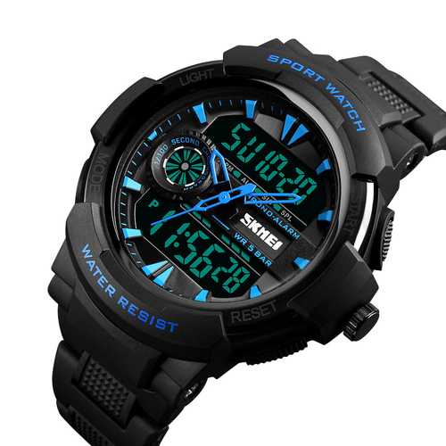SKMEI 1320 Chronograph Sport Dual Display Digital Watch