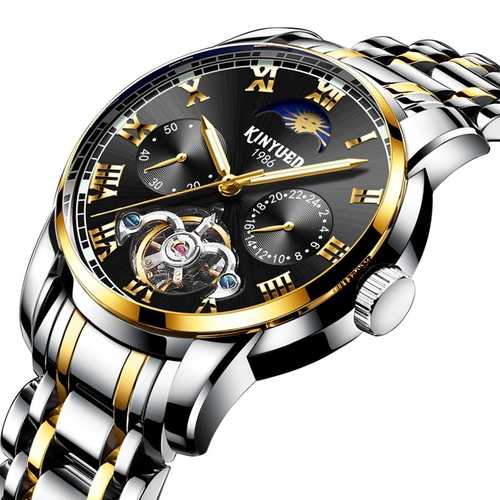 KINYUED JYD-J028 All Steel Band Automatic Mechanical Watch