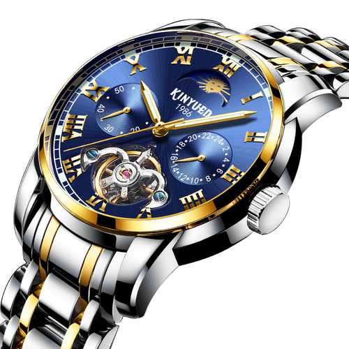 KINYUED JYD-J028 All Steel Band Automatic Mechanical Watch