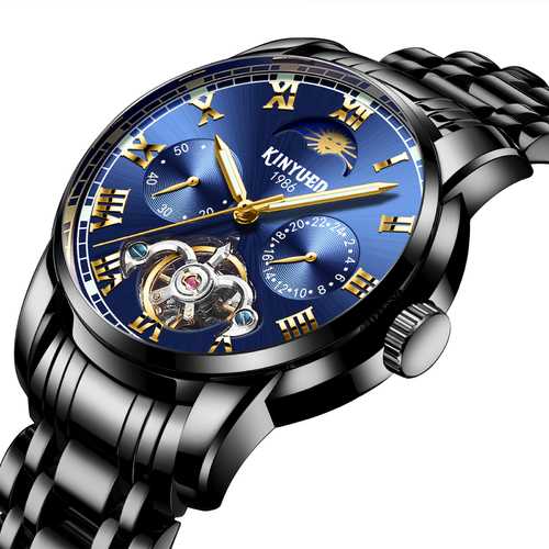 KINYUED JYD-J028 All Steel Band Automatic Mechanical Watch