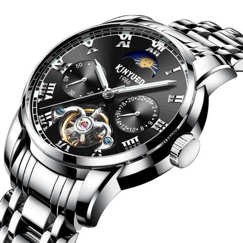 KINYUED JYD-J028 All Steel Band Automatic Mechanical Watch
