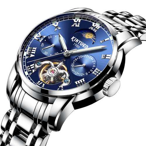 KINYUED JYD-J028 All Steel Band Automatic Mechanical Watch