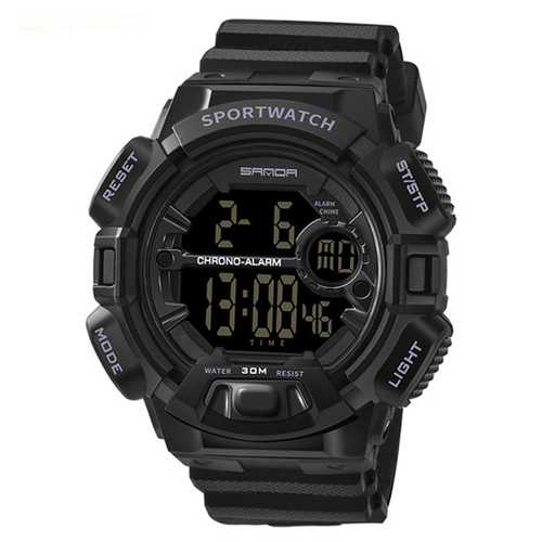 SANDA 319 Luminous Calendar Alarm Stopwatch Digital Watch