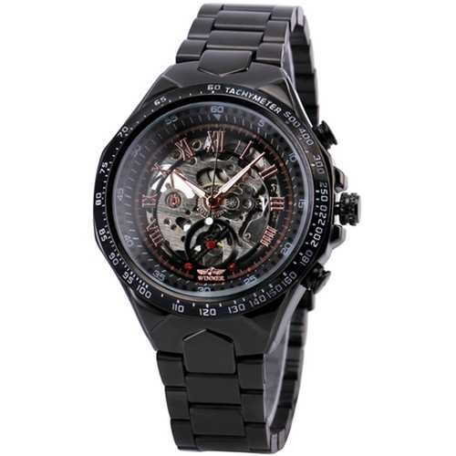 125 Roman Dials Black Case Automatic Mechanical Watch