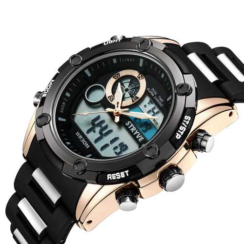 STRYVE S8006 Luminous Chronograph Dual Display Digital Watch