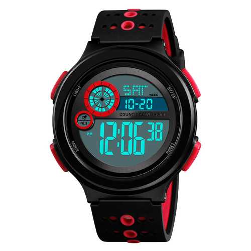 SKMEI 1374 Luminous Display Stopwatch Alarm Digital Watch