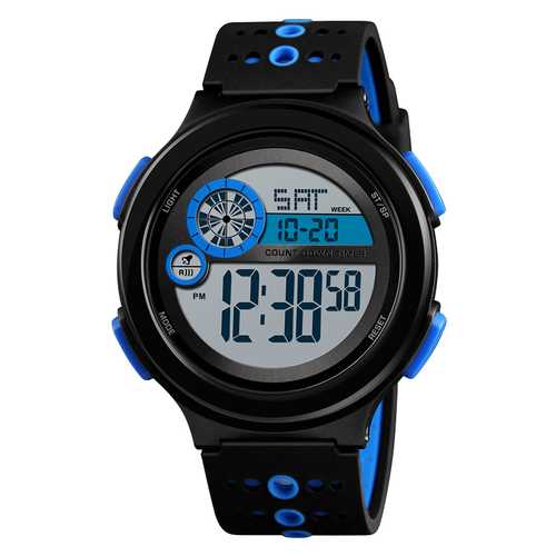 SKMEI 1374 Luminous Display Stopwatch Alarm Digital Watch