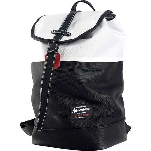 Travelers Club Heavy Duty 14 Laptop Backpack - White/Black