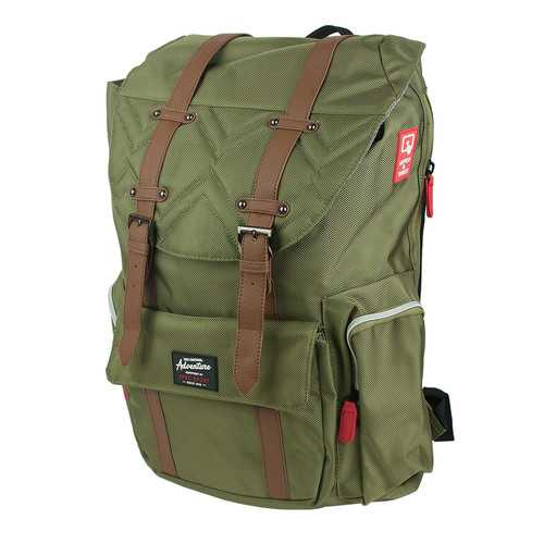 Travelers Club Heavy Duty Scout 18 Laptop Backpack - Green
