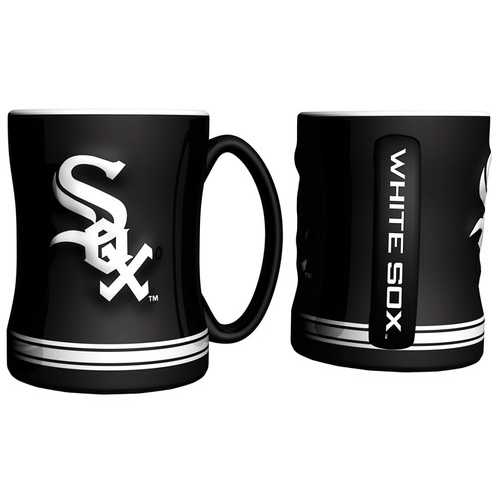 Chicago White Sox Coffee Mug - 14oz Sculpted Relief