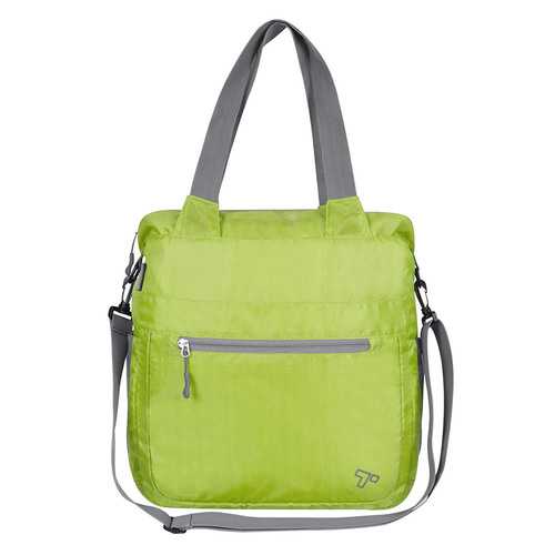 Travelon Lightweight Folding Crossbody Tote - Lime