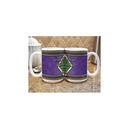 Colorado Rockies Coffee Mug - Felt Style