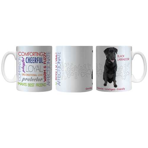Pet Coffee Mug 11oz Black Labrador Special Order