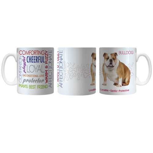 Pet Coffee Mug 11oz Bulldog Special Order