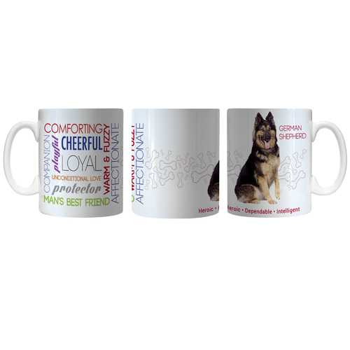 Pet Coffee Mug 11oz German Shepherd Special Order
