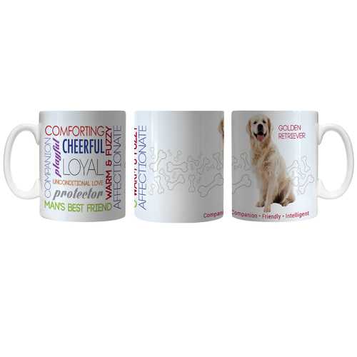 Pet Coffee Mug 11oz Golden Retriever Special Order