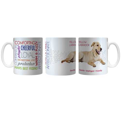 Pet Coffee Mug 11oz Yellow Labrador Special Order