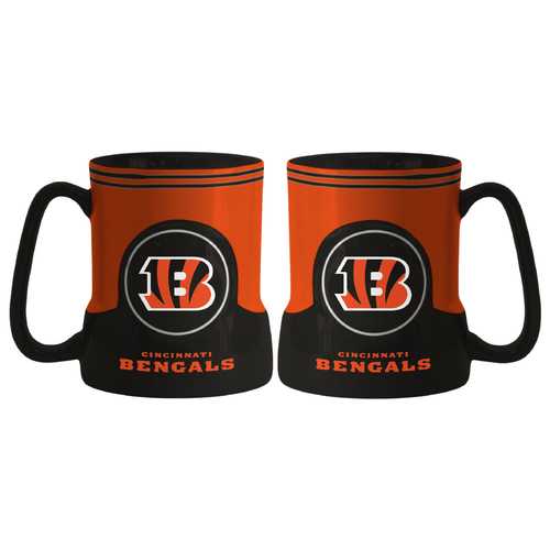 Cincinnati Bengals Coffee Mug - 18oz Game Time (New Handle)