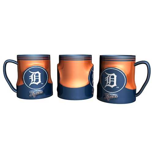 Detroit Tigers Coffee Mug 18oz Game Time Style New Handle Special Order