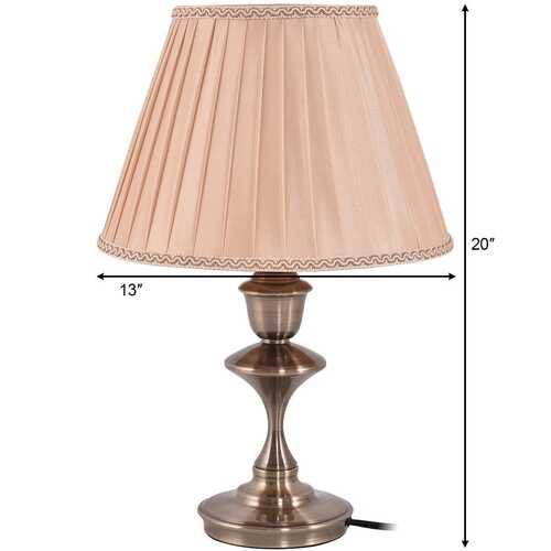 Antique Brass LED Bulb Table Lamp