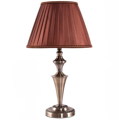13" Antique Brass  Bedroom LED Bulb  Table Lamp