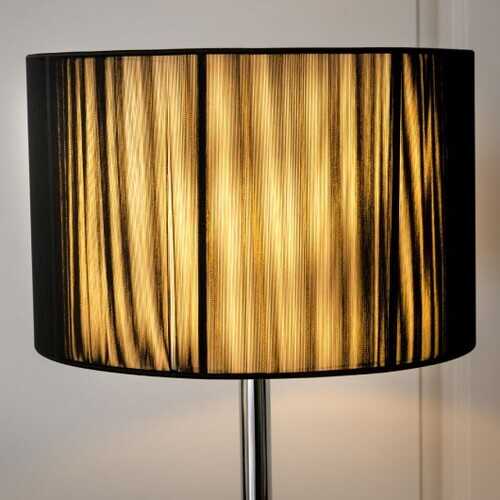 Modern Classic Stainless Floor Lamp w/ 4 LED Bulbs