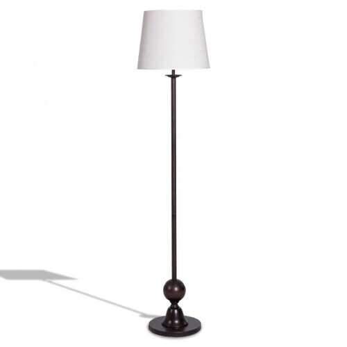 66.5" Copper Bronze Drum Shade Floor Lamp