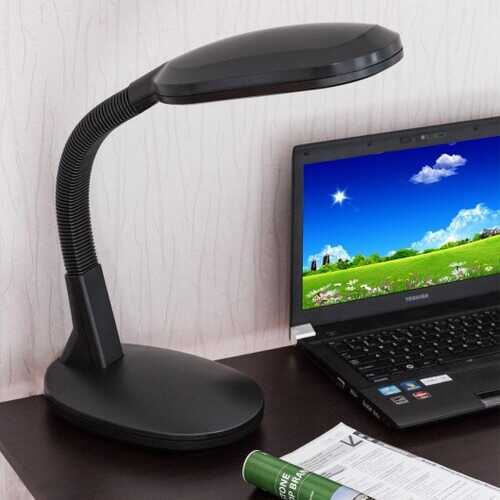 LED Adjustable Gooseneck Energy Saving Desk Lamp-Black