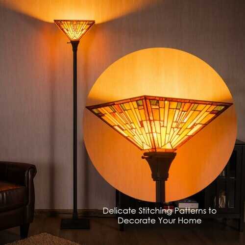 1-Light Torchiere Floor Lamp with 14
