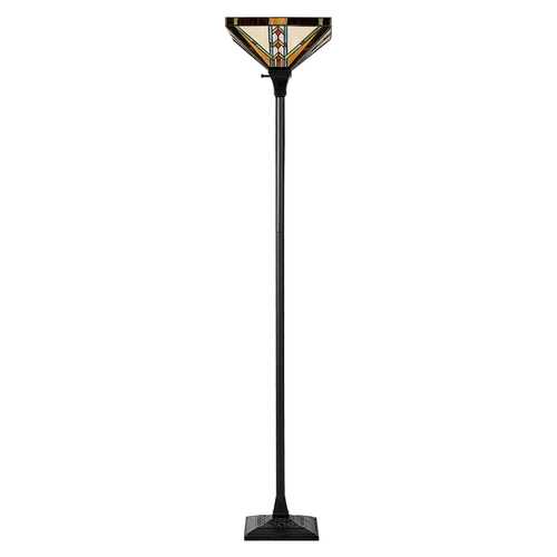 Tiffany-Style 1-Light Floor Lamp w/ 14