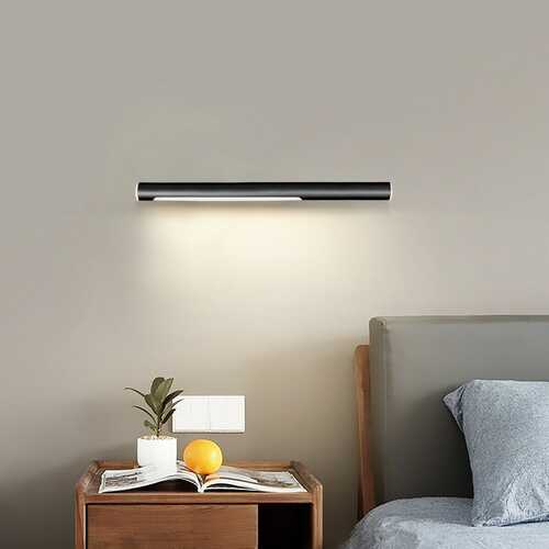40 LED Closet Portable USB Rechargeable Wardrobe Lamp-Black